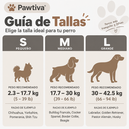 Pawtiva | Capucha calmante para perros